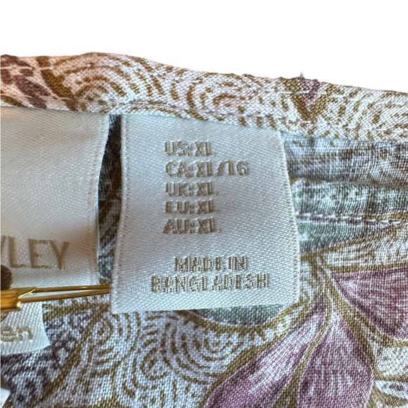 Cynthia Rowley 100% Linen Floral Sleeveless Top - Picture 8 of 12